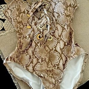 Michael Kors swimsuit with NWT- size 10